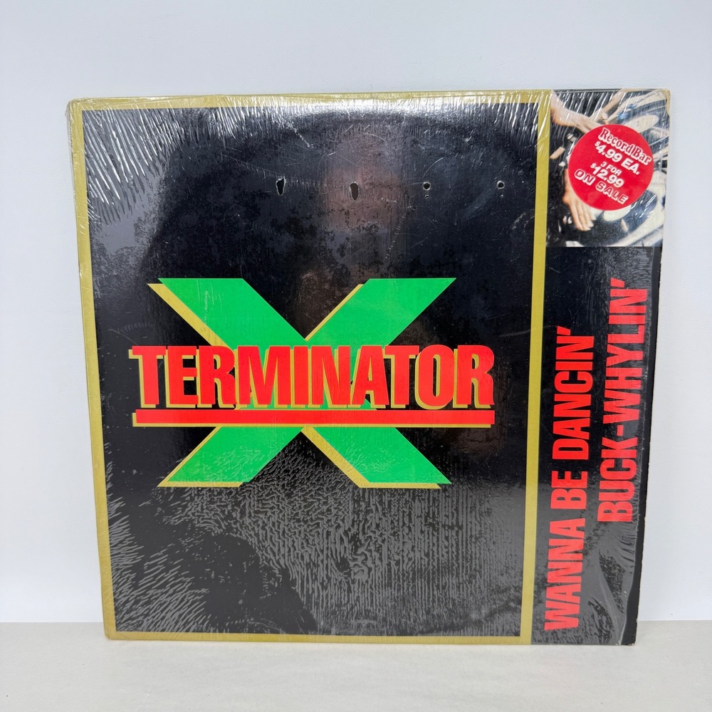 Terminator X Wanna Be‎ Dancin' Buck-Whylin' 12" Vinyl Single 1990 Columbia